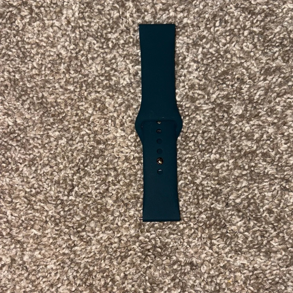 Replacement Silicone Wristband in Deep Teal for Smartwatches
